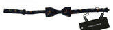 Dolce & Gabbana Blue Flags 100% Silk Adjustable Neck Papillon Men Bow Tie -  Neckties, Men -  Dolce & Gabbana.